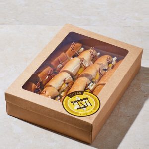 מיני בגט פסטו פלפל קלוי ופטה