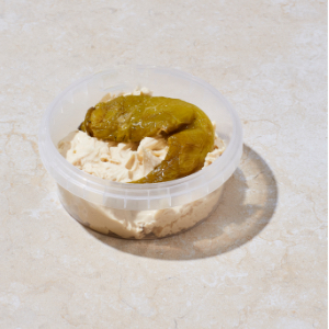 חומוס עם פלפל חריף