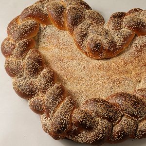 חלת לב עם בסיס